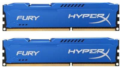 HX316C10FK2/16 Kingston HyperX FURY Blue Series 16GB Kit (2x8GB) PC3-12800 Dimm