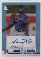 2023 Topps Big League Blue Foil Adolis Garcia García #BLA-AG Auto v9t