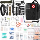 Survival Gear Kit: 216 Pcs First Aid, Emergency Tools for Camping & Hiking