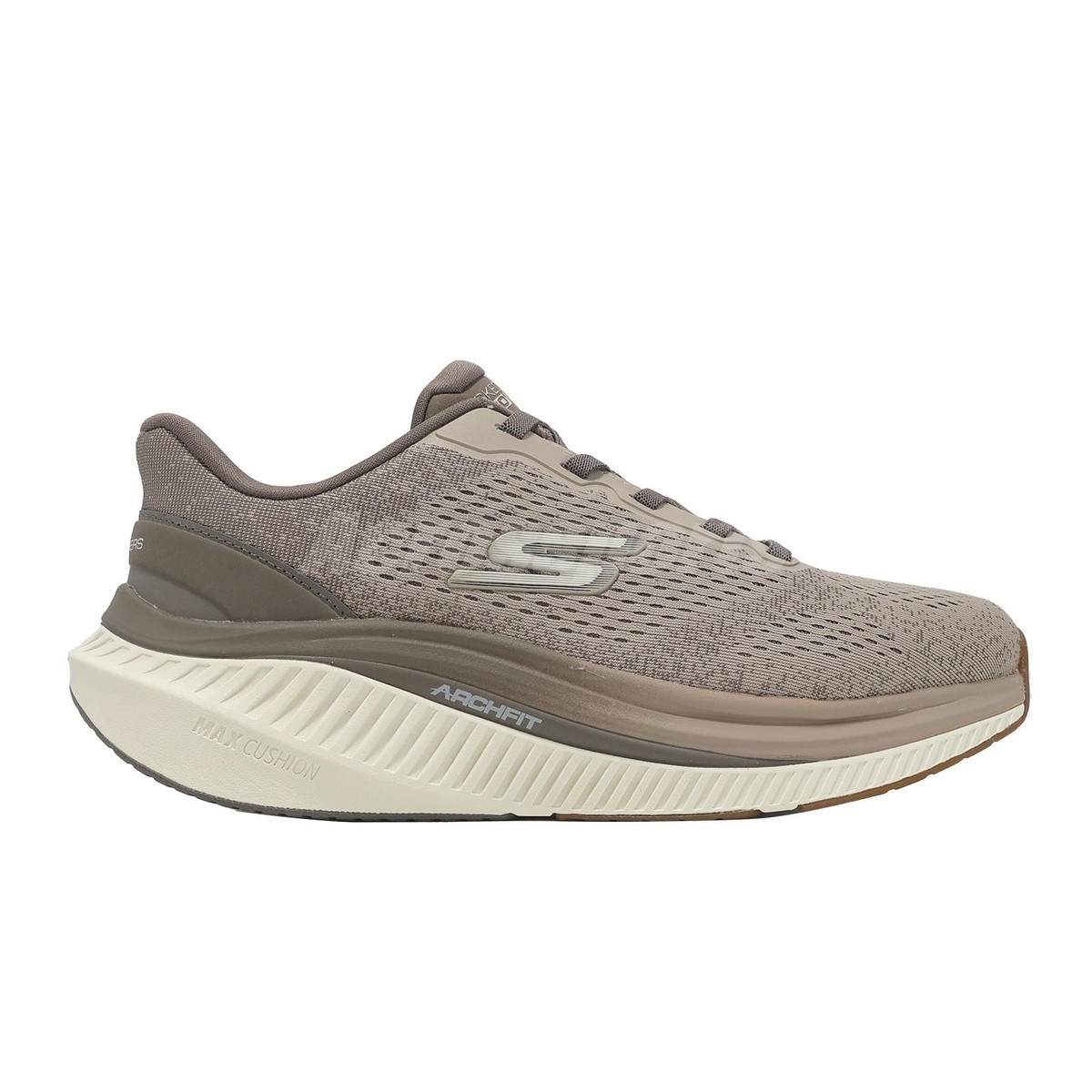 Gorurun ビーチムード モックネック Mサイズ グラデーション Skechers Go Walk Max Cushioning Arch Fit-Jonah Taupe Men Casual
