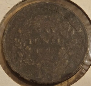 1837 May Tenth US Hard Times Token Substitute for Shin Plasters 10th