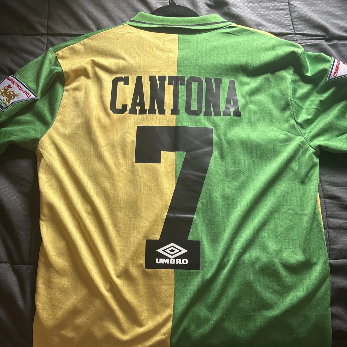 【当時物3rd！】エリック・カントナ/マンチェスターU/92-94シーズン3rd Manchester United 1992/94 Third Kit, Cantona #7 | eBay