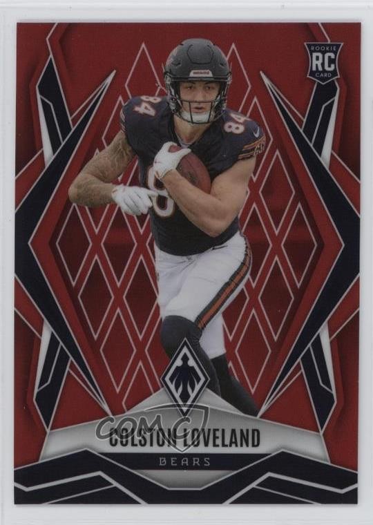 2025 Panini Phoenix Rookies Red 2/99 Colston Loveland #179 Rookie RC