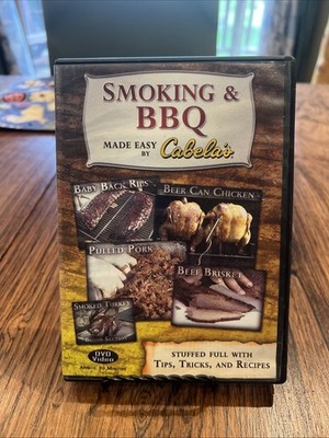 Smoking & BBQ Made Easy by Cabelas (2011) Tips & Tricks DVD NICE OOP 90 Minutes