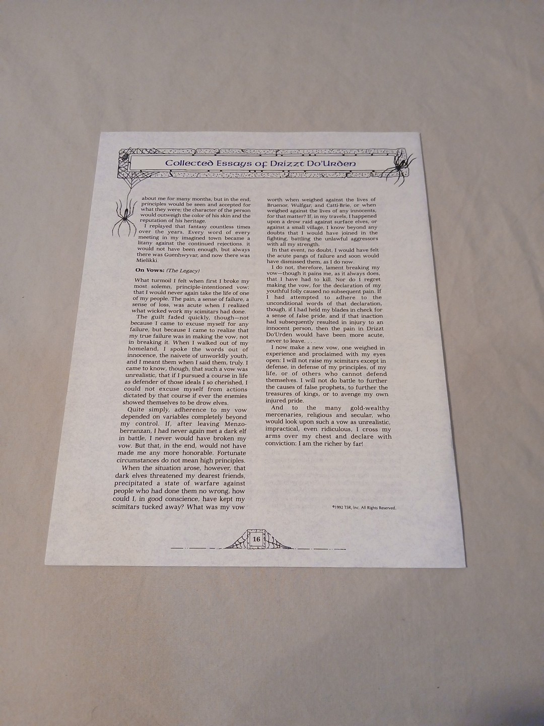 Dungeons & Dragons Menzoberranzan Boxed Set 100% Complete Fine Condition 