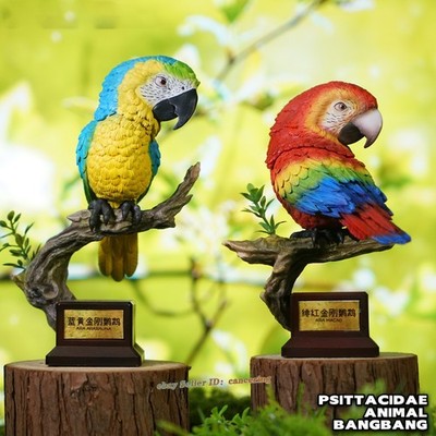 Animal bangbang What Bird Series - Ara ararauna+Ara Macao Resin Model(A+B) SET