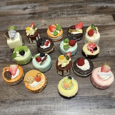 16 Life Like Fake Decorative Cakes/Cupcakes Pastry