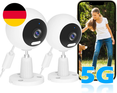 3MP 5G Überwachungskamera Aussen/Innen, Kamera Überwachung Aussen, WLAN Camera I