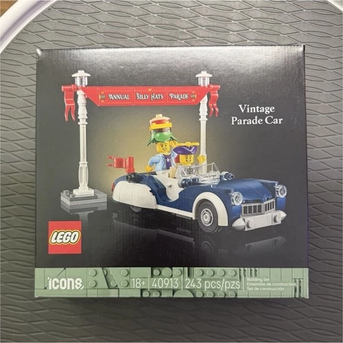 LEGO Icons Vintage Parade Car 40913 Complete Set 243 Pieces 2024
