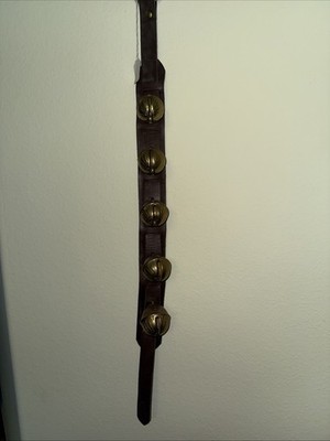 Authentic Eli Miller Amish Brass Sleigh Bells Graduated Set 5-9 Mesopotamia OH