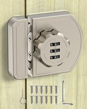1 PCS Nickel 180 Degree Keyless Drawer Combination Cabinet Lock Password Door