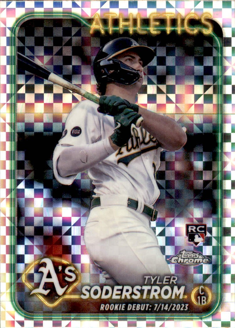 2024 Topps Chrome Update #USC22 Tyler Soderstrom X-Fractors