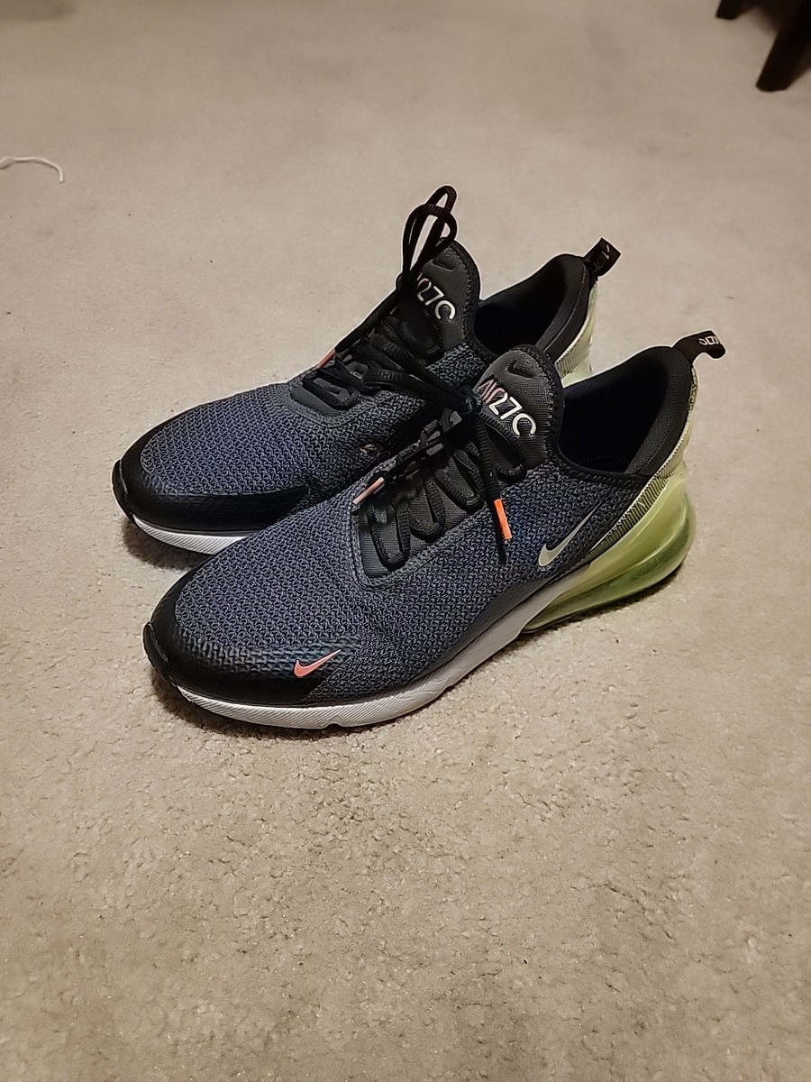 Nike Air Max 270 Neon Collection Mens Gray White Size‎ 11 Shoes AQ9164-005 Nike Air Max 270  main image 2