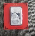 🔥2021 Pamp Suisse Lunar Ox 100gram (3.2oz) .999 Silver Bar in Card-Hard to Find