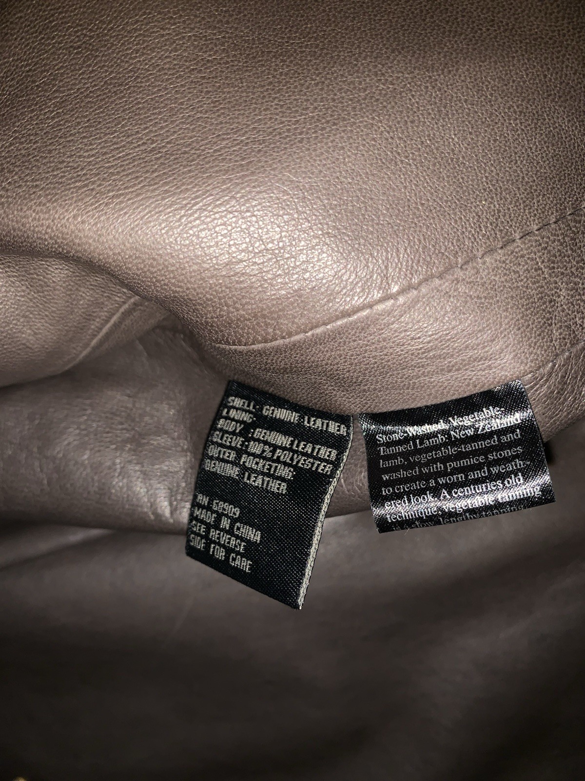 Robert Comstock Vertical Dark Brown Lambskin Leat… - image 23