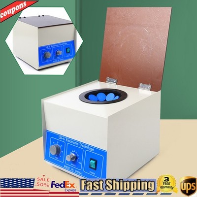 50 ml × 8 Electric Centrifuge Medical Lab Benchtop Centrifugal Separator Machine