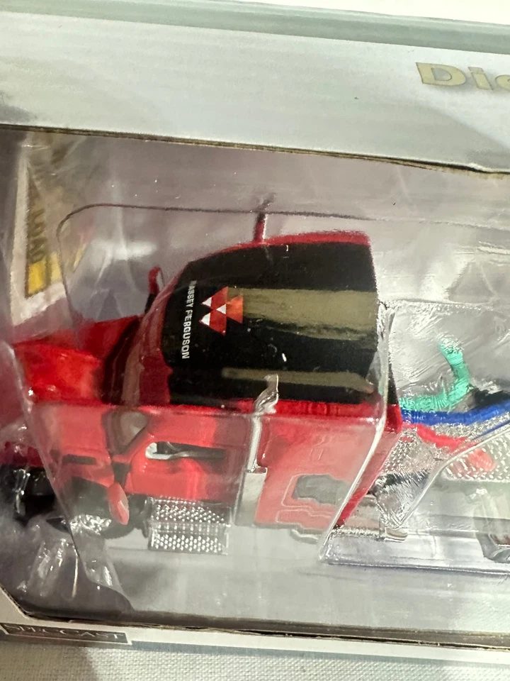 Massey Ferguson Kenworth T880 Semi w/ Fontaine Stepdeck By SpecCast 1/64th Scale - Image 2 of 4