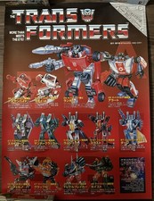 RARO Transformer Dealer/Distributore Esclusivo Poster Takara/Promozionale