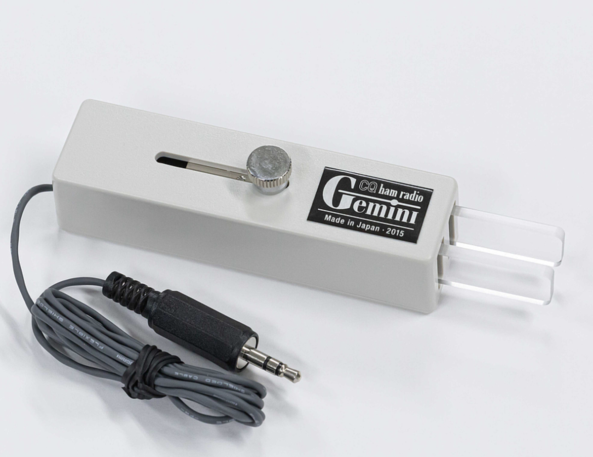 美品✨CQ ham radio Gemini コンパクト・パドル　電鍵 Compact Paddle Gemini GHD Key x CQ Ham Radio Collab Morse Code Key