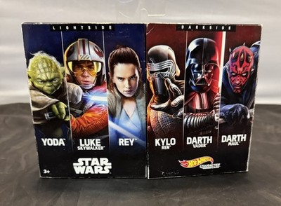 Hot Wheels Star Wars Exclusive Vehicle Light Side vs Dark Side 6-Car Box Set New
