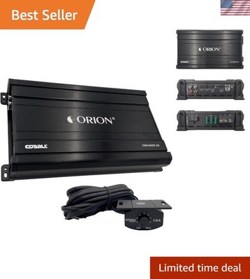 Cobalt High-Power 1-Channel Amplifier - Adjustable Filters & Remote Bass Knob