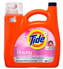 TOP DEAL! Tide Ultra Downy 117oz Liquid Detergent – April Fresh Scented 83 Loads