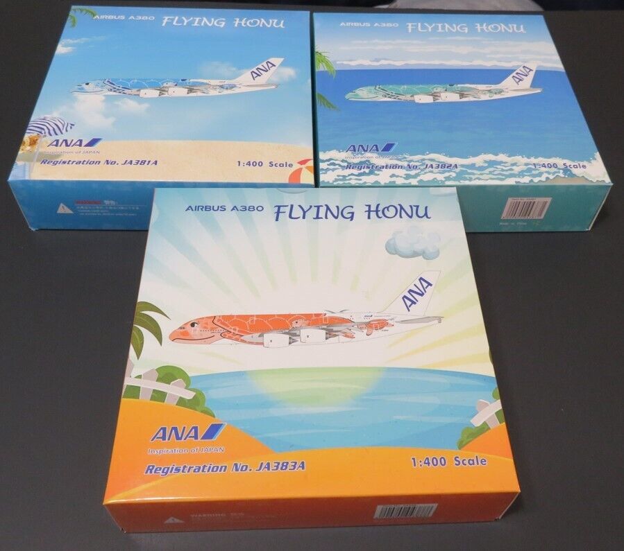 Phoenix Models. ANA A380. Flying Honu Triple Pack Set. Brand Phoenix Models. ANA A380. Flying Honu Triple Pack Set. Brand