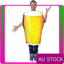 Mens Beer Glass Mug Costume Adult Funny Stag Do Bucks Night Hens Bachelor Party