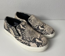 A New Day Womens Snake Print Slip On Casual Comfort Sneakers Shoes Size 10