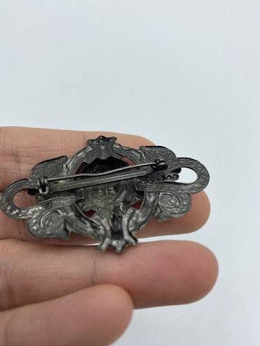 Vintage Angel Brooch Pin Jewelry 'Brass' Finish - Picture 5 of 10