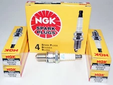 Set of 4 Genuine NGK 3194 Resistor Spark Plug BR9ES Solid Tip
