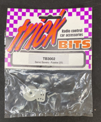 Trick Bits, Servo Saver - Futaba (25) TB3002.  Original 90er Jahre Teile.