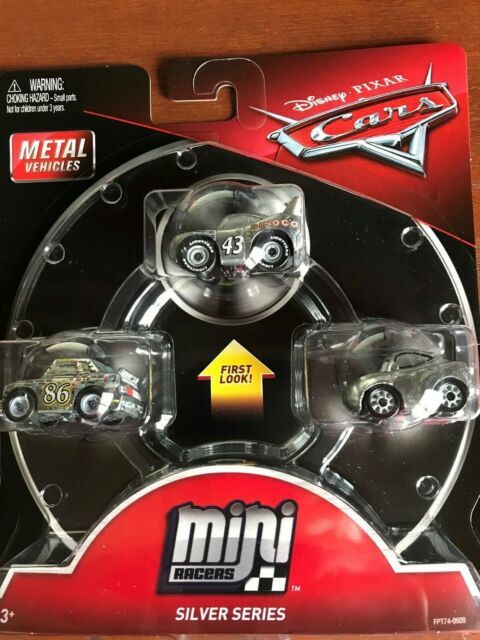 Disney Pixar Cars Mini Racers Silver Series 3-pack 2017 Bin D4 for sale ...