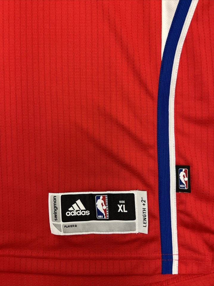 New 2015 Blake Griffin Clippers Size X-Large Red Rev 30 Adidas Jersey With Tags - Image 4 of 4