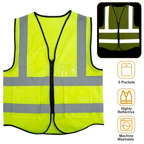 Neon Safety Vest w/ High Visibility 