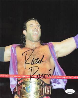 Razor Ramon WWE Signed 8x10 Photo Autograph JSA AH77906 | eBay