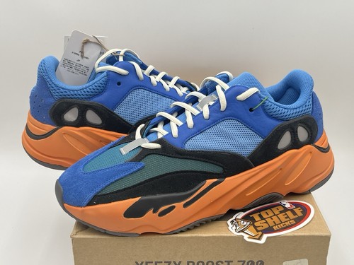 DS New Adidas Yeezy Boost 700 Bright Blue 2021 Size 11.5 Authentic Kanye West Ye - Picture 2 of 9
