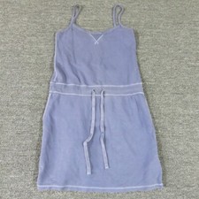 Gap Sleeveless Dress Womens Small Blue Knit Tie Stretch