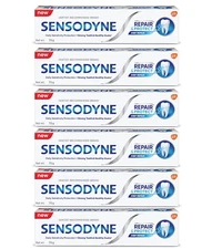 Pack of 6 Sensodyne Repair & Protect Sensitive Toothpaste with NOVAMIN (70g x6)
