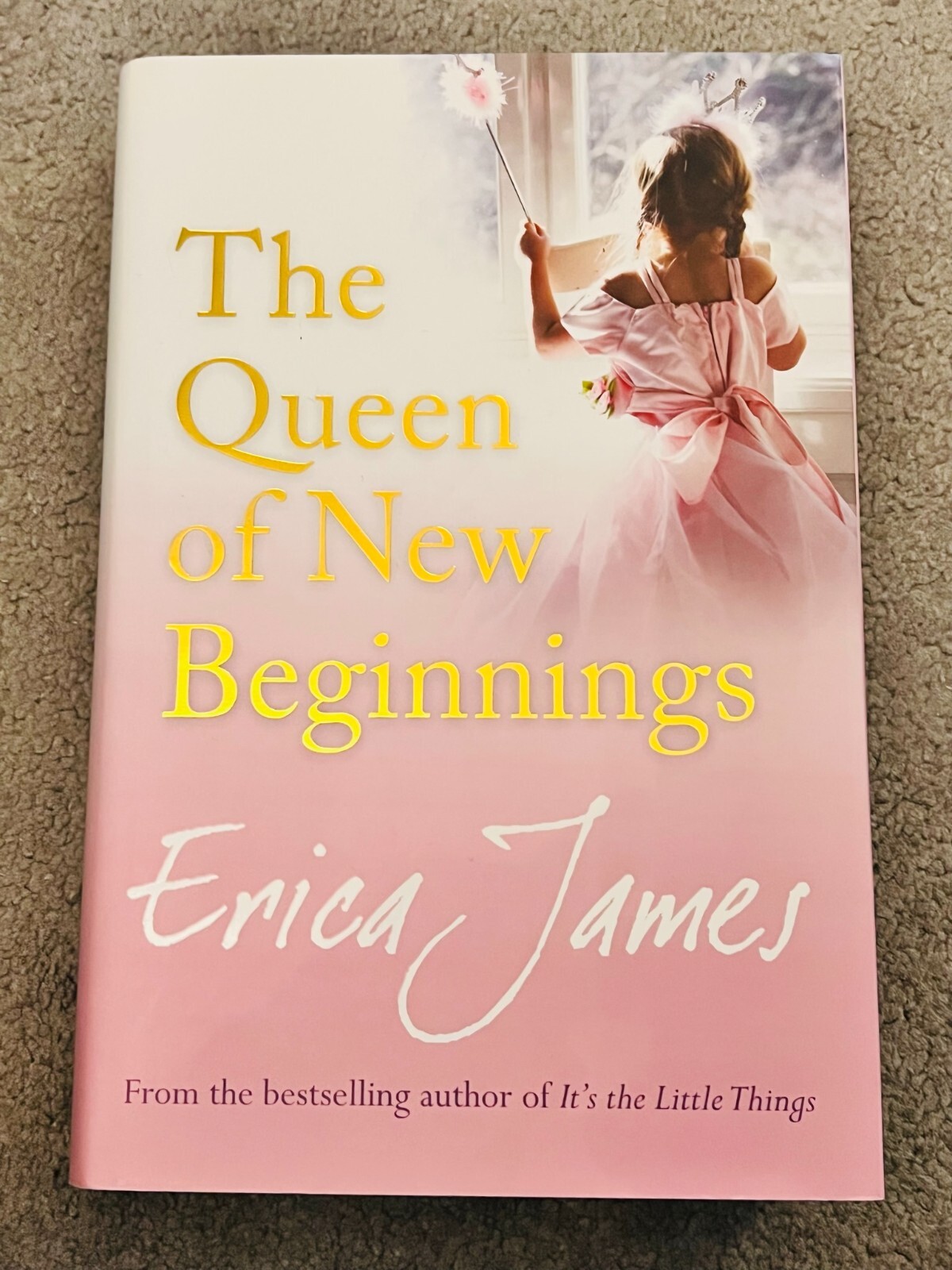 QUEEN OF NEW BEGINNINGS by ERICA JAMES - signed by the author (SB650)