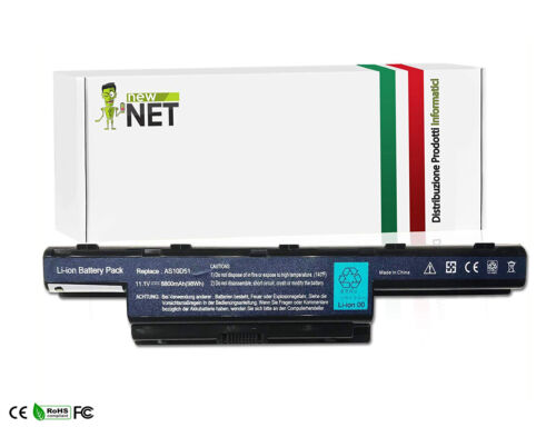 Batteria Potenziata Lunga durata per Acer Aspire 5551G ( NEW75 ) - 11,1V 8800mAh - Photo 1/3