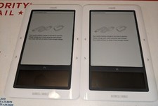 Lot of 2 Barnes  Noble Nook 1st Edition 2GB, Wi-Fi, 6in White/Gray NOT WORKING