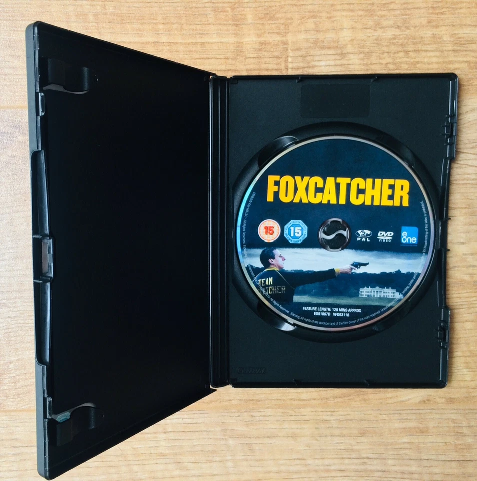 Foxcatcher (Channing Tatum, Steve Carell, Mark Ruffalo) region 2 DVD like new - Image 3 of 3