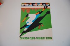 HIstoric 1968 Cubs - Reds Baseball Program - 4 Ejections - Rose 2 Hits + Do Over