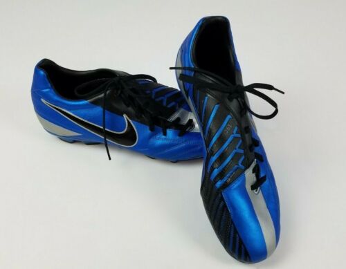 NIKE T90 TOTAL NINETY Shoot IV FG Men's Soccer Cleats 472547-400 Blue Size 13 - Picture 1 of 11