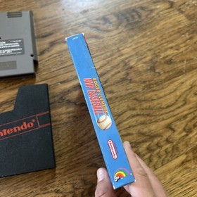ROGER CLEMENS MVP BASEBALL NINTENDO NES CIB  W Box and Sleeve Manual Nintendo