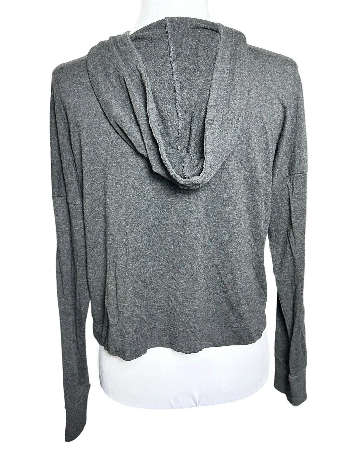 beyond-yoga cropped lightweight breathable loungewear hoodie