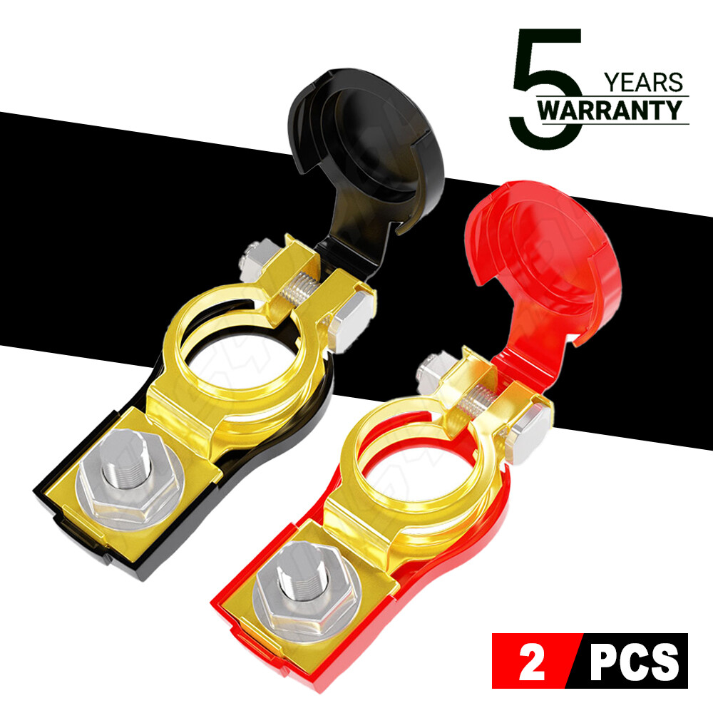 Connettori Batteria Auto Con Sgancio Rapido - 2 Pezzi In Ottone Per Auto, Camion, Camper - Foto 4