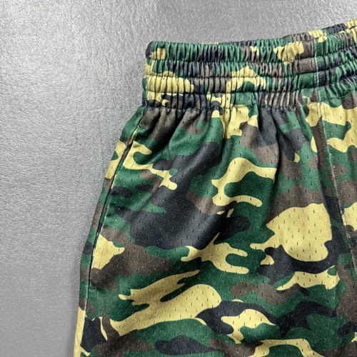 100% Authentic Los Angeles Lakers Mitchell Ness Camo Shorts XS - kobe bryant - Picture 3 of 6