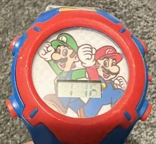 RARE Kids Super Mario Accutime Digital Wristwatch 2020 Nintendo HTF Version